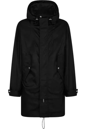 Dsquared2 Kapuzenmantel mit Logo-Print