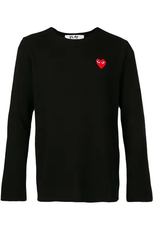 Comme des Garçons Pullover mit Logo-Patch
