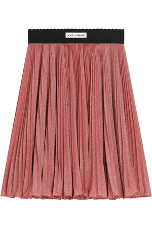 Dolce & Gabbana Lurex-Faltenrock in A-Linie