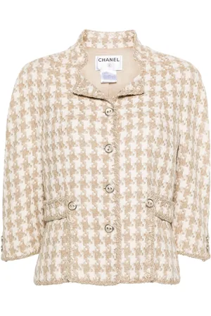 CHANEL 2006 pre-owned einreihige Tweed-Jacke