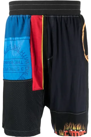 AMEN Joggingshorts im Patchwork-Look