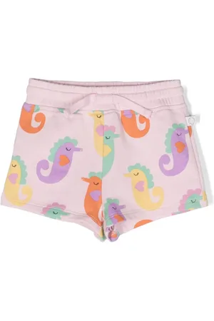 Stella McCartney Jersey-Shorts mit Illustrations-Print