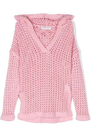 MONNALISA Kaftan mit Lochstrickmuster