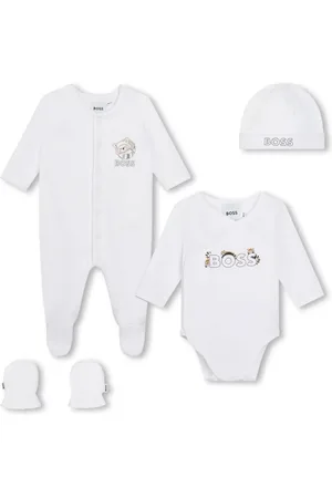 HUGO BOSS Pyjamas mit Logo-Print, 4er-Set