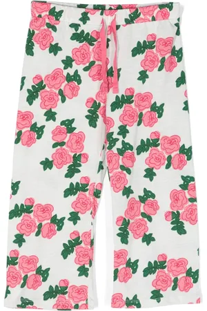 Mini Rodini Hose mit Blumen-Print