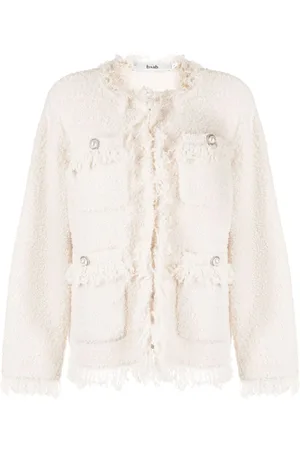 B+AB Cardigan mit Fransen