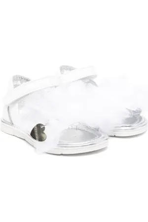 MONNALISA Sandalen mit Logo-Schild