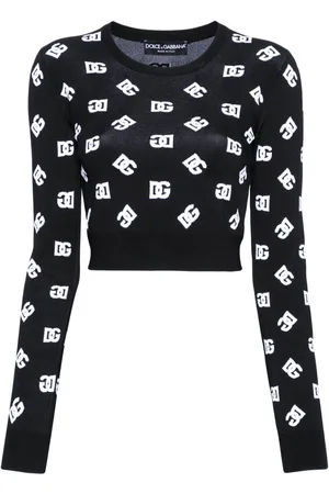 Dolce & Gabbana Jacquard-Pullover mit DG