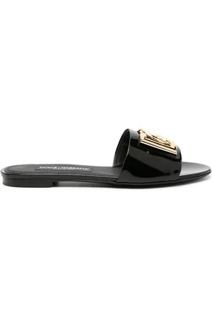Dolce & Gabbana Pantoletten mit DG-Logo