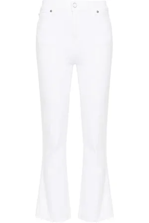 7 for all Mankind Slim Kick Bootcut-Jeans aus Faux-Leder