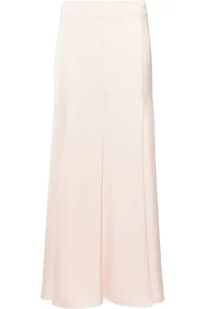 Serafini Ausgestellter Satin-Midirock