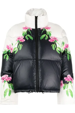 Cynthia Rowley Gefütterte Jacke mit Blumen-Print