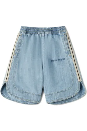 Palm Angels Joggingshorts aus Chambray