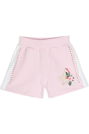 MONNALISA Shorts mit Blumenstickerei