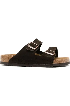 Birkenstock Arizona Pantoletten aus Wildleder