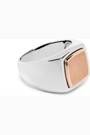 Zancan 18kt Sigel-Rotgoldring
