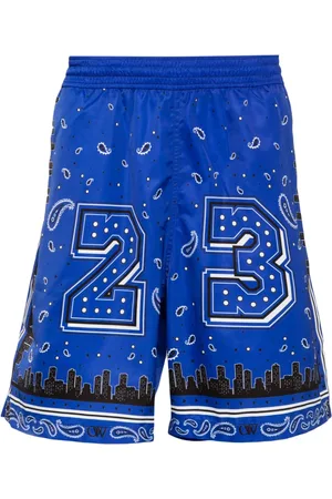 OFF-WHITE Badeshorts mit Bandana-Print