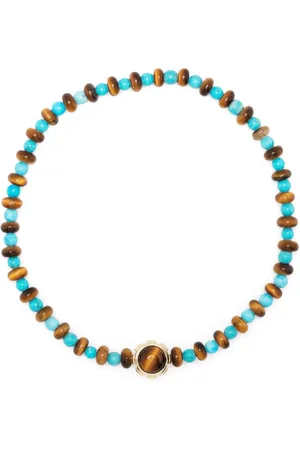 LUIS MORAIS 14kt Goldarmband mit Tigerauge