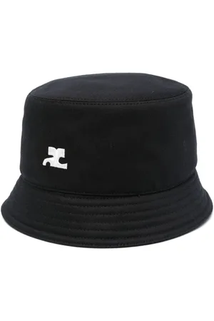Courrèges Signature Fischerhut mit Logo-Applikation
