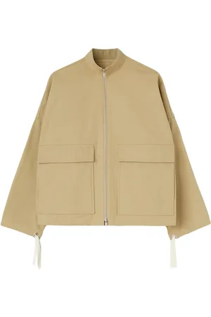 Jil Sander Jacke mit Logo-Applikation
