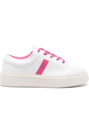 Ganni Sneakers mit Logo-Prägung