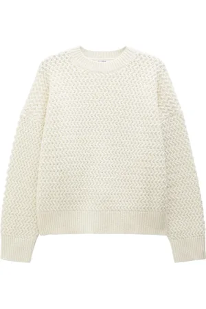 Filippa K Wollstrickpullover mit tiefen Schultern