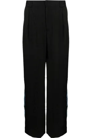 Ahluwalia Gerade Bundfaltenhose mit Einsätzen