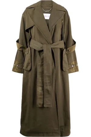 BLUMARINE Trenchcoat mit Kontrasteinsätzen