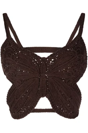 BLUMARINE Cropped-Top mit Schmetterling