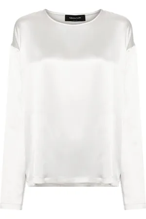 Fabiana Filippi Klassische Satinbluse