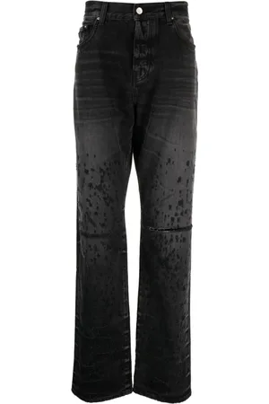 AMIRI Gerade Jeans im Distressed-Look