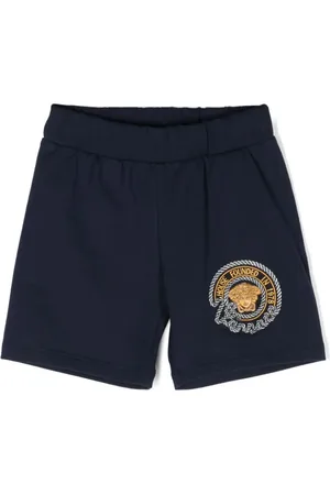VERSACE Jersey-Shorts mit Medusa Head-Stickerei