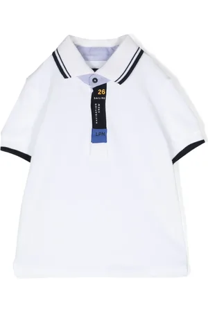 Lapin House Pikee-Poloshirt mit Logo-Patch