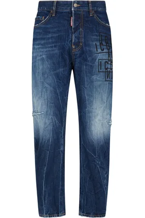 Dsquared2 Gerade Jeans mit "Icon"-Print