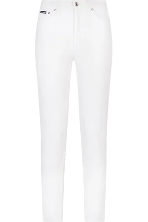 Dolce & Gabbana Skinny-Jeans mit Logo-Patch