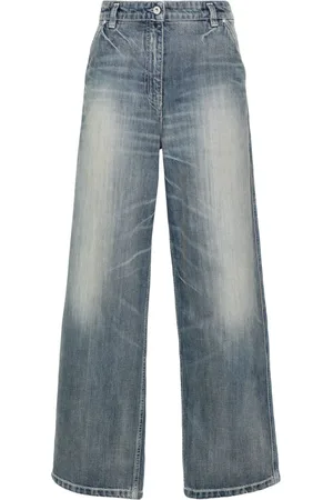 Kenzo Tief sitzende Wide-Leg-Jeans