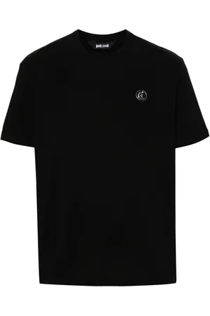 Roberto Cavalli T-Shirt mit Logo-Patch