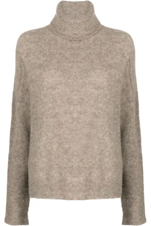 TRANSIT Rollkragenpullover mit tiefen Schultern