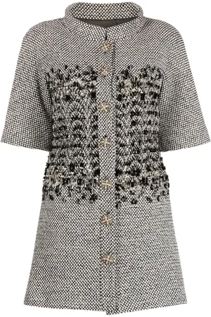 CHANEL Kurzärmelige Tweed-Jacke