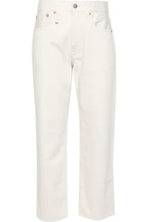 R13 Halbhohe Boyfriend-Hose