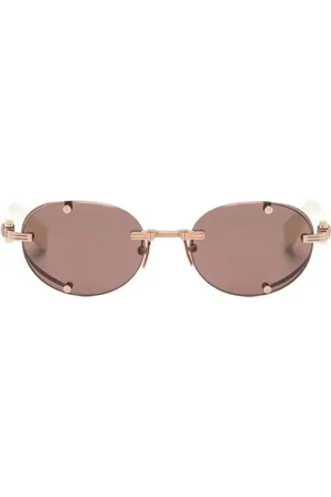 Balmain Sonnenbrille mit ovalem Gestell