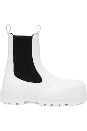 Jil Sander Chelsea-Boots mit runder Kappe