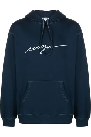 Msgm Hoodie mit Logo-Stickerei