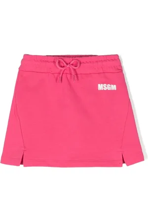 Msgm Jerseyrock mit Logo-Print