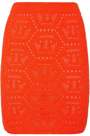 Philipp Plein Gestrickter Minirock