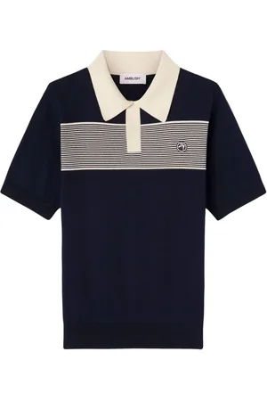 AMBUSH Gestreiftes Emblem Poloshirt