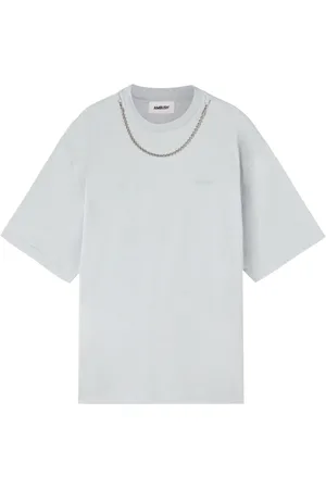AMBUSH T-Shirt aus Bio-Baumwolle mit Kettendetail
