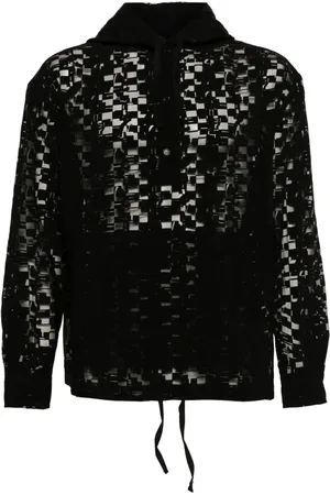 HENRIK VIBSKOV Booking Kordelzug-Hoodie mit Jacquard