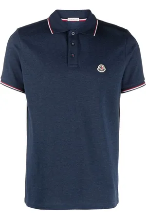Moncler Poloshirt mit Logo-Patch