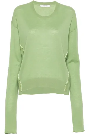 Dorothee Schumacher Gerippter Pullover mit ausgefranstem Detail